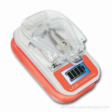 Universal Mobile Phone Battery Charger with High Current, OEM Colors are Accepted